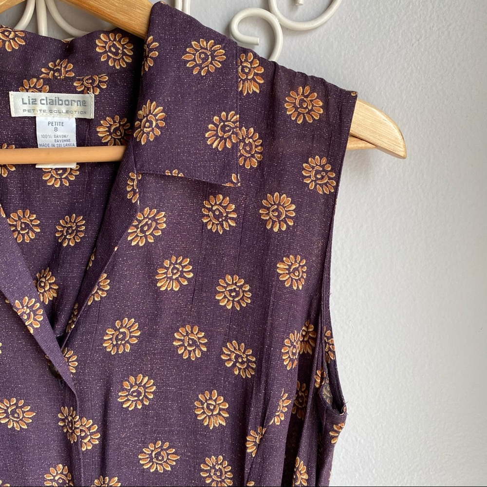 LIZ CLAIBORNE // Sheer Maxi Dress